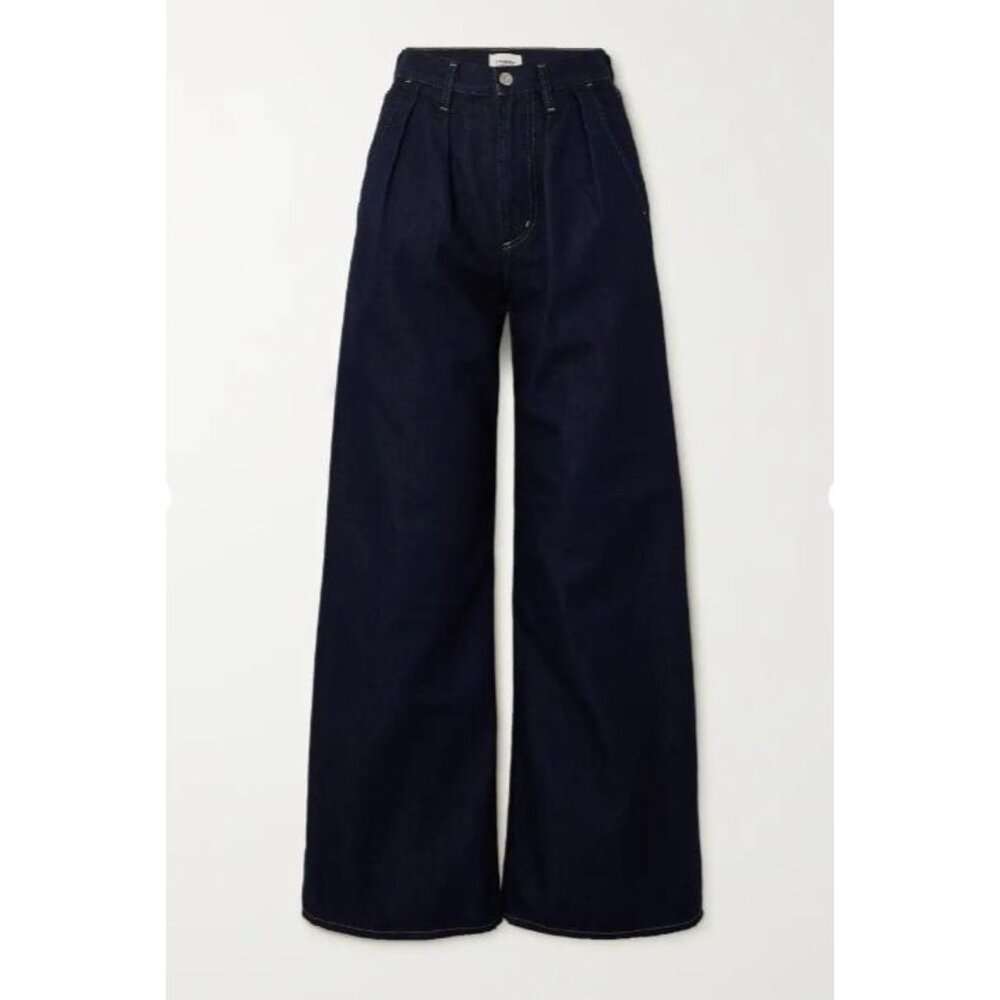 CITIZENS OF HUMANITY Maritzy pleated wide-leg 90s preppy jeans sz 31